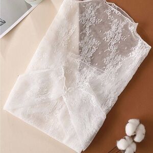 Elegant White Lace Top